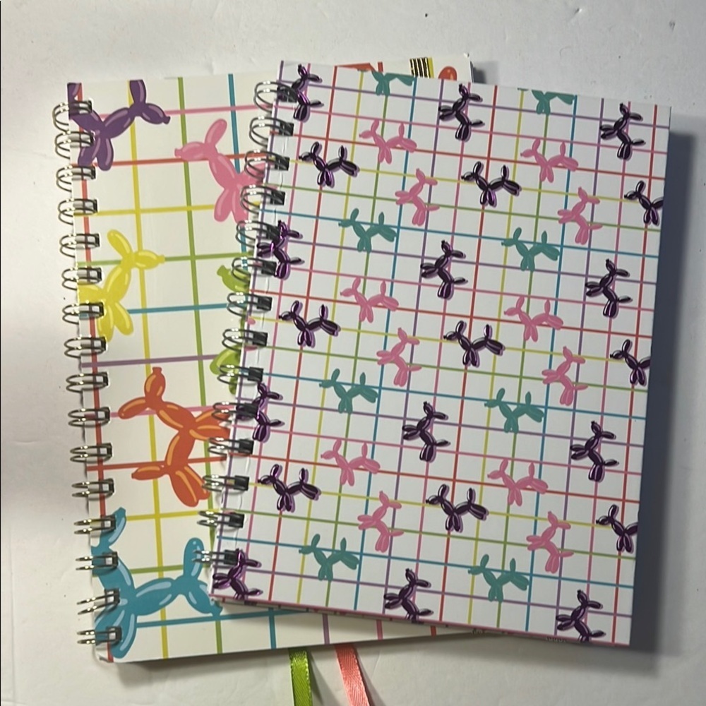 Colorful Balloon Animal Notebooks Set of 2 Gift Set